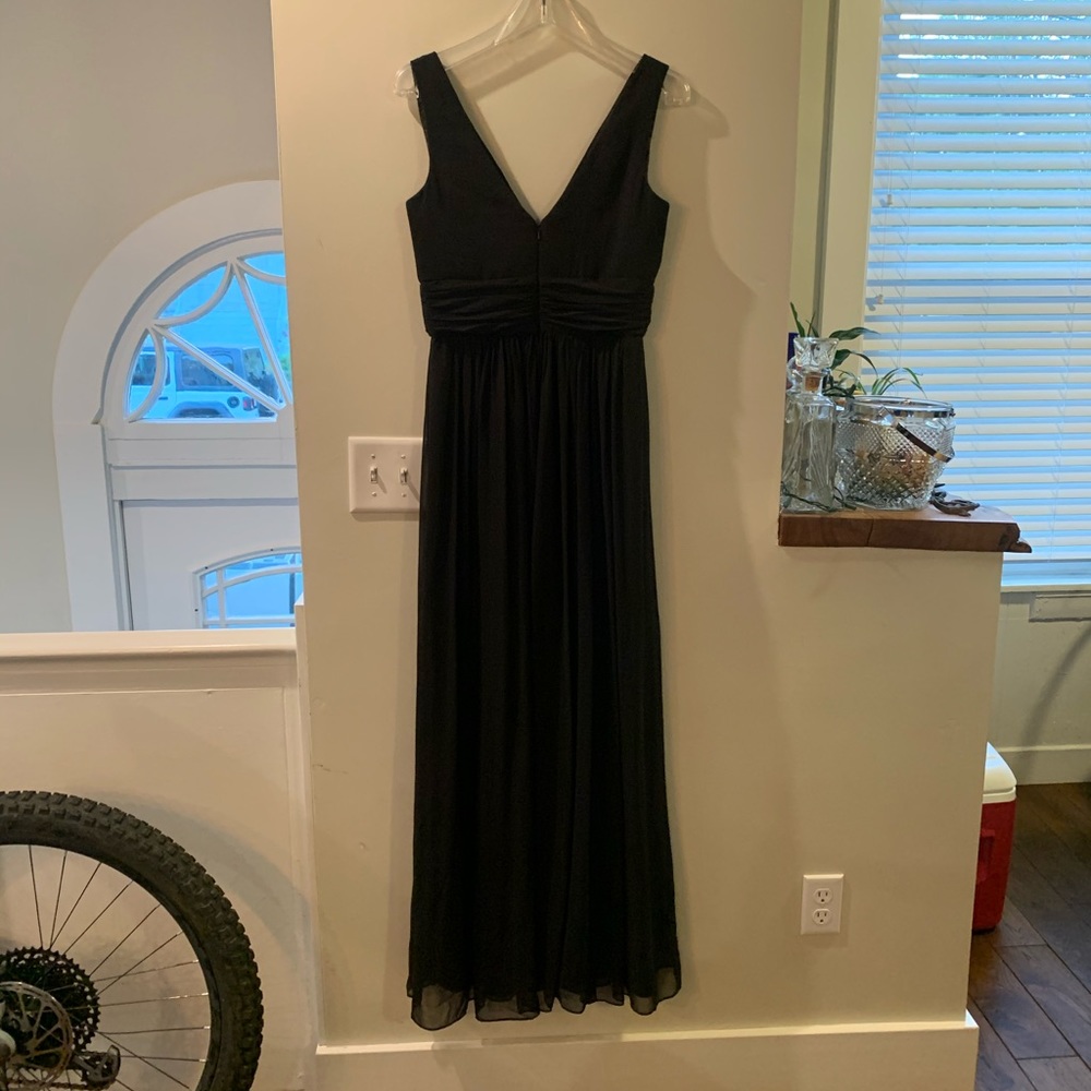 Black full length evening gown